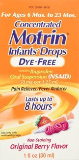 dye-free motrin ibuprofen