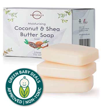 onaturals non-toxic body soap bar 3pack