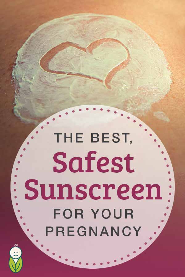 The Best, Safest Sunscreen for Your Pregnancy Green Baby Deals