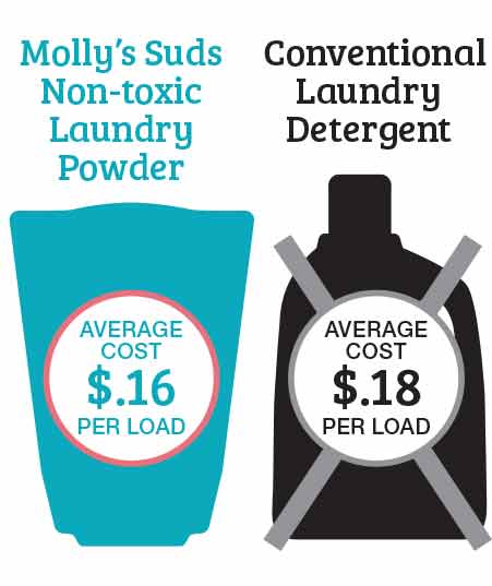 non-toxic laundry detergent cost comparison