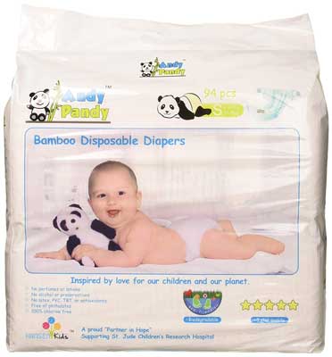 non-toxic diapers Andy Pandy