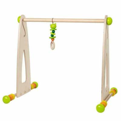 HABA play gym non-toxic wooden baby toy