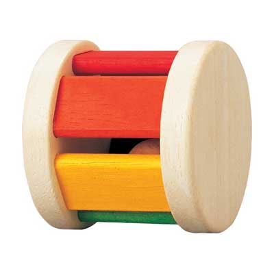 PlanToys Rainbow Baby Roller with Sound wooden baby toy