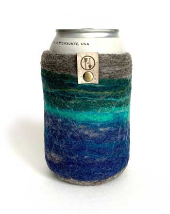 wooly cooly beer coozie sustainable father's day gifts