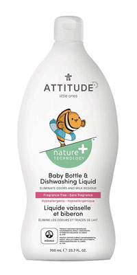 Attitude non-toxic baby dish soap