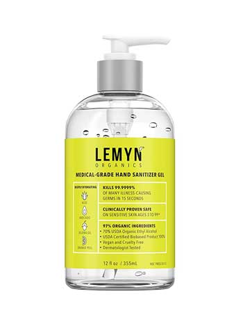 Lemyn organics medical grade non-toxic hand sanitizer