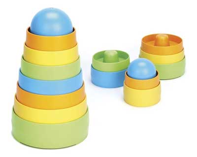 Green Toys mad in USA colorful stacker baby toy