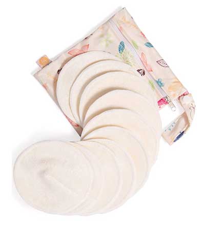 organic washable reusable sustainable nursing pads
