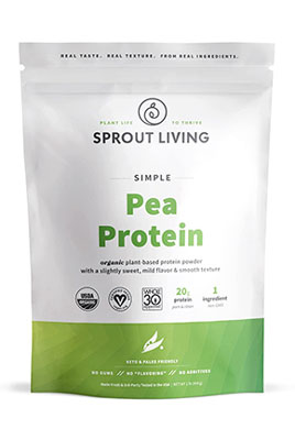 sprout living organic pea protein for pregnancy