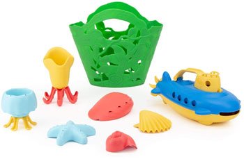 green toys non-toxic bath set made in USA
